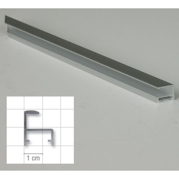 Listwa AL-10 anodowana srebrna, cena za mb
