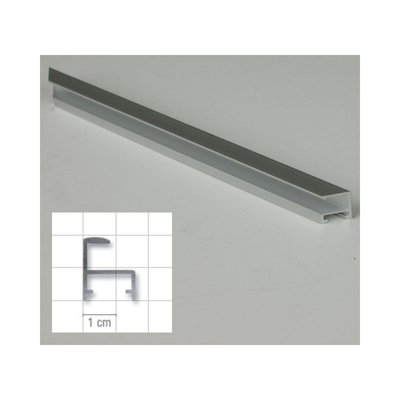 Listwa AL-10 anodowana srebrna, cena za mb