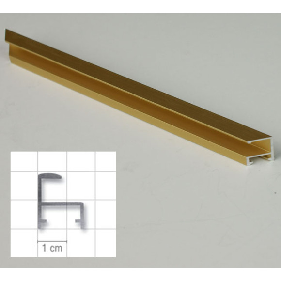 Listwa AL-10 anodowana złota, cena za mb