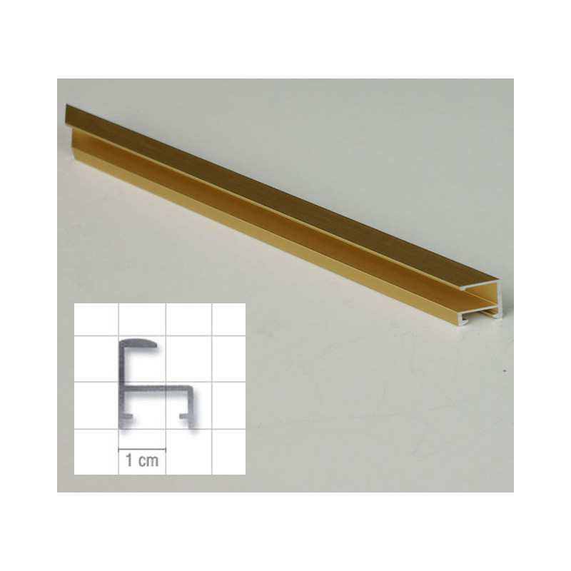Listwa AL-10 anodowana złota, cena za mb
