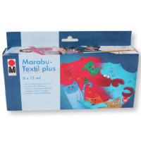 Zestaw farb do tkanin Textil plus 6x15ml