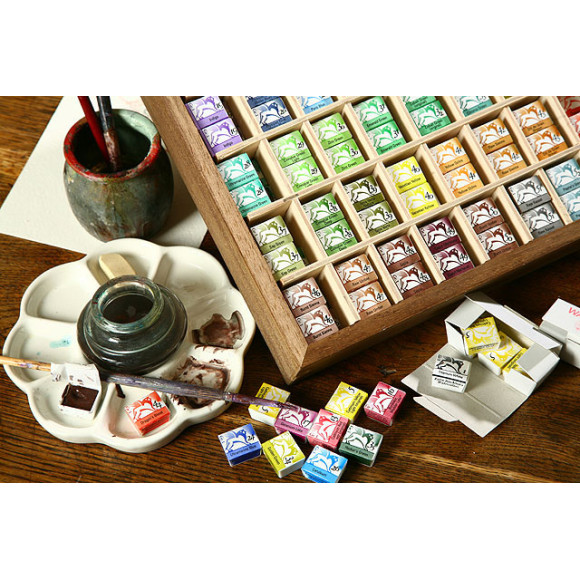 Farba akwarelowa w półkostkach 1,5ml