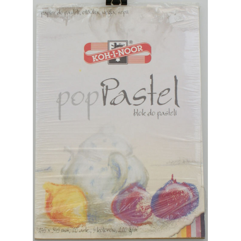 Blok do pasteli suchych biały 220g 24,5/34,5 20ark.