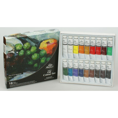 Zestaw farb olejnych Phoenix 18 kolorów po 12ml