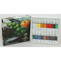 Zestaw farb olejnych Phoenix 18 kolorów po 12ml