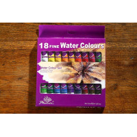Zestaw farb akwarelowych Phoenix 18 kolorów po 12ml
