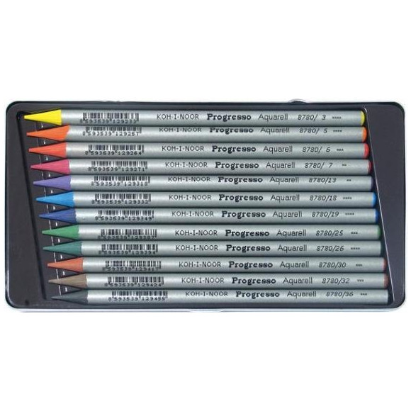 Kredki akwarelowe Progresso Aquarell 12 kolorów