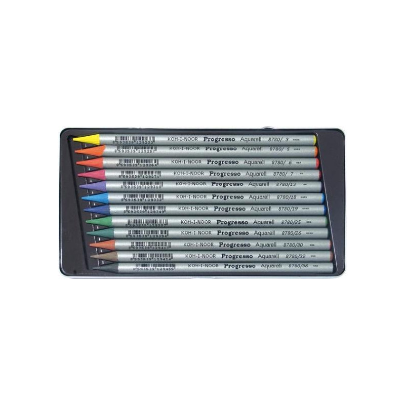 Kredki akwarelowe Progresso Aquarell 12 kolorów