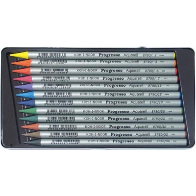 Kredki akwarelowe Progresso Aquarell 12 kolorów