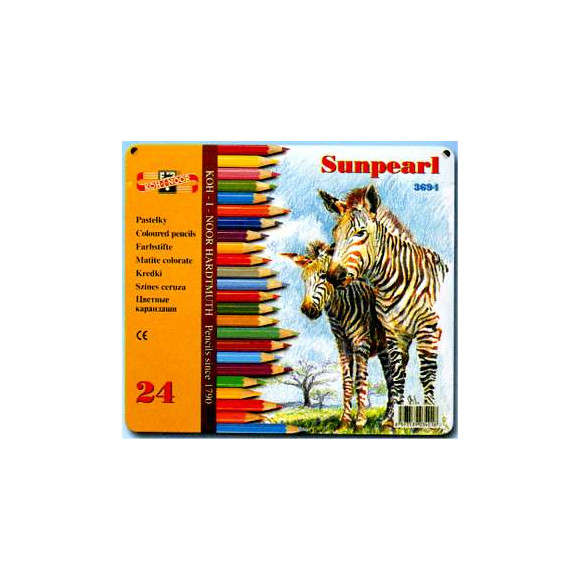 Kredki ołówkowe Sunpearl Zestaw 24 kolorów
