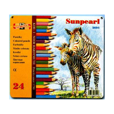 Kredki ołówkowe Sunpearl Zestaw 24 kolorów