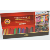 Pastele suche Toison Dor kwadratowe soft 48 kolorów