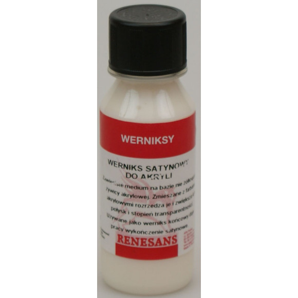 Werniks satynowy do akryli 100 ml
