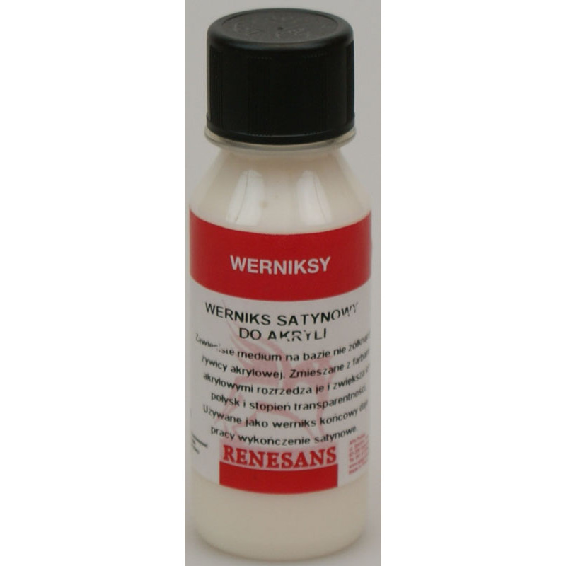 Werniks satynowy do akryli 100 ml