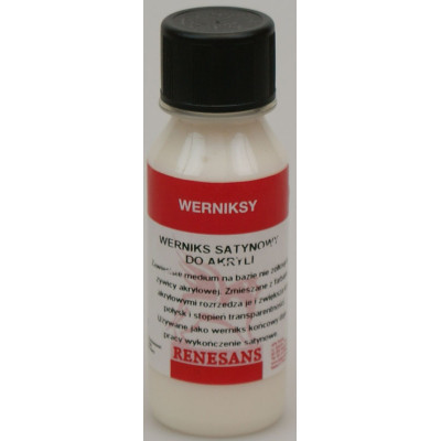 Werniks satynowy do akryli 100 ml