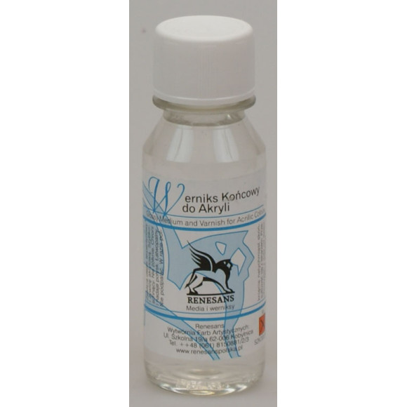 Werniks końcowy do akryli 100 ml