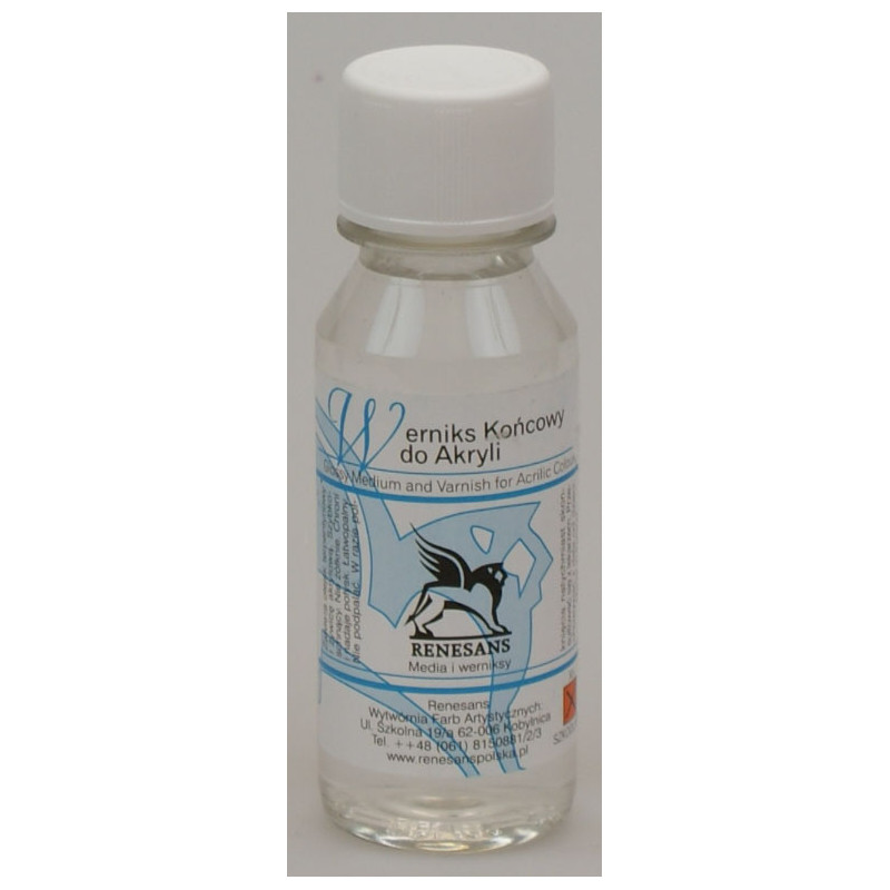 Werniks końcowy do akryli 100 ml