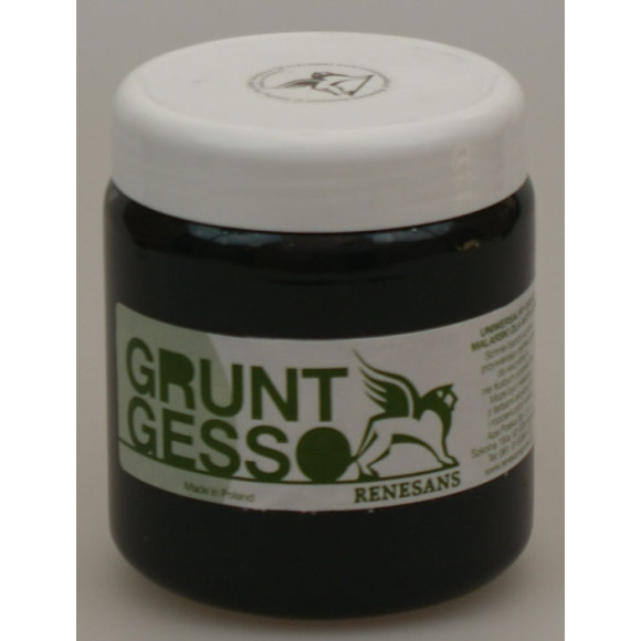 Gesso grunt akrylowy uniwersalny 500 ml czarny