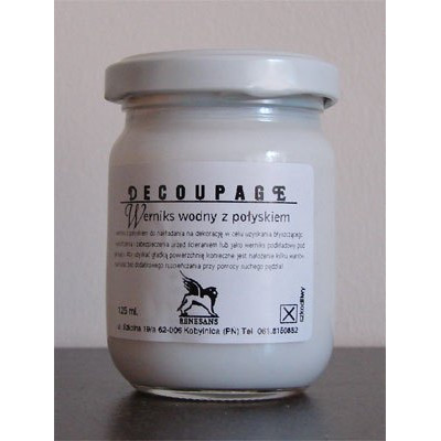Decoupage werniks wodny z połyskiem 125 ml
