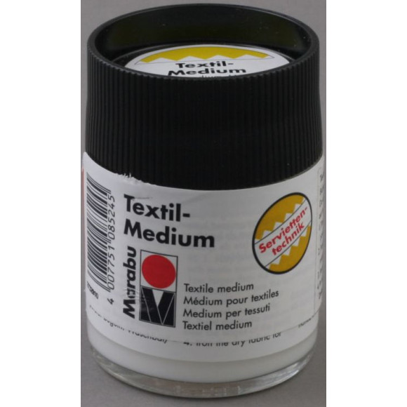 Bezbarwne medium do tkanin do decoupage 50 ml