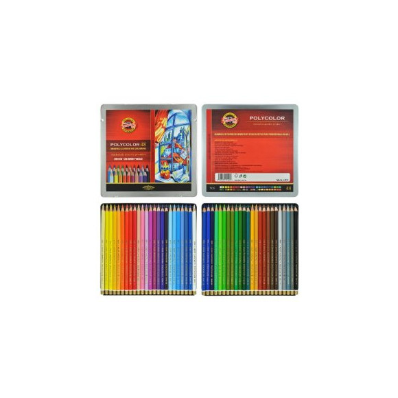 Kredki ołówkowe Polycolor 48 kolorów