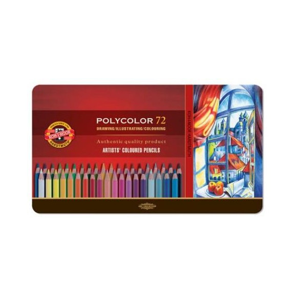 Kredki ołówkowe Polycolor 72 kolory