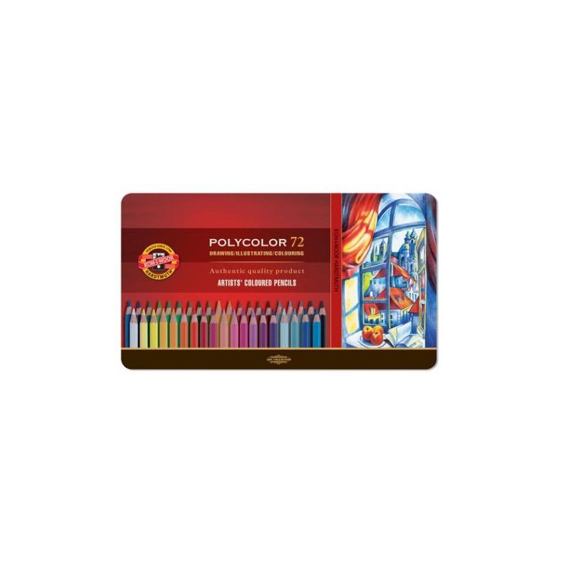 Kredki ołówkowe Polycolor 72 kolory