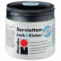 Klej z lakierem utwardzjącym Servietten Lack & Kleber mat 500 ml