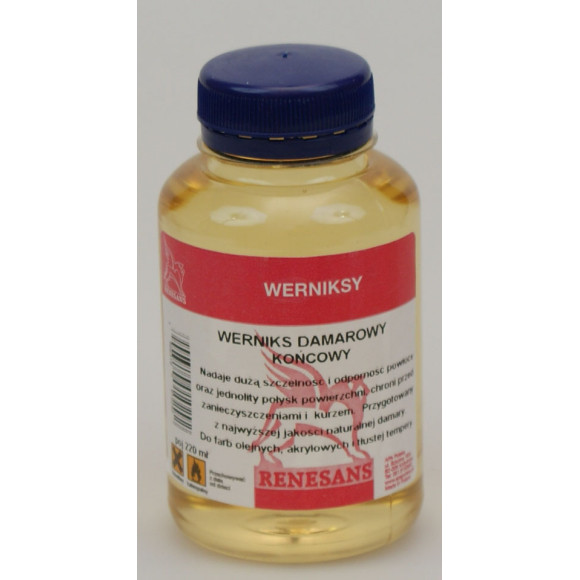 Werniks damarowy końcowy 500 ml