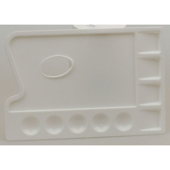 Paleta plastikowa prostokątna z 9 komorami 16x24cm
