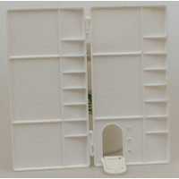 Paleta plastikowa-pudełko na akwarele 10x20cm