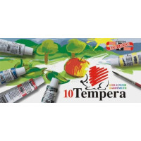 Zestaw farb temperowych Koh-i-noor 10 kolorów po 16ml