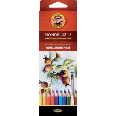 Kredki akwarelowe Mondeluz 18 kolorów
