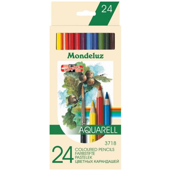 Kredki akwarelowe Mondeluz 24 kolory