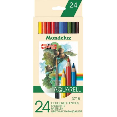 Kredki akwarelowe Mondeluz 24 kolory