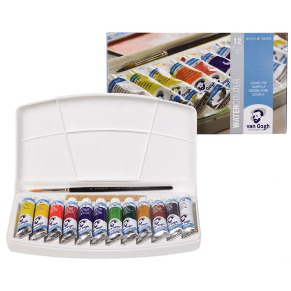 Zestaw farb akwarelowych Van Gogh 12 kolorów po 10ml