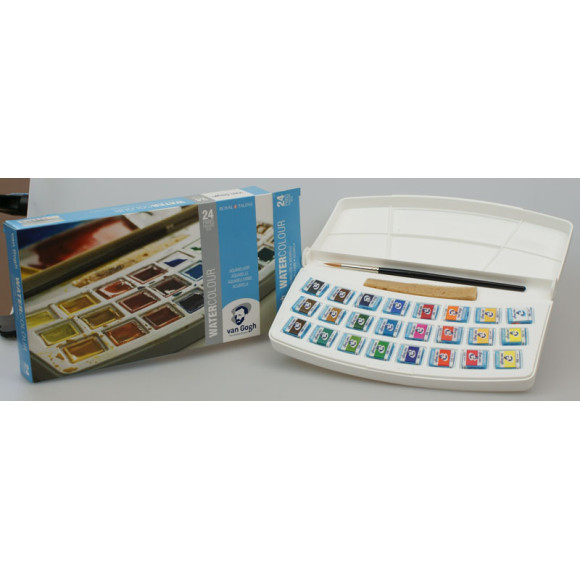 Zestaw farb akwarelowych Van Gogh 24 kolory