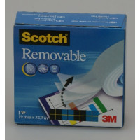 Taśma klejąca Scotch Removable 19mm x 33m