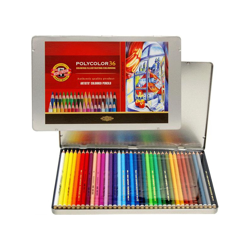 Kredki ołówkowe Polycolor 36 kolorów