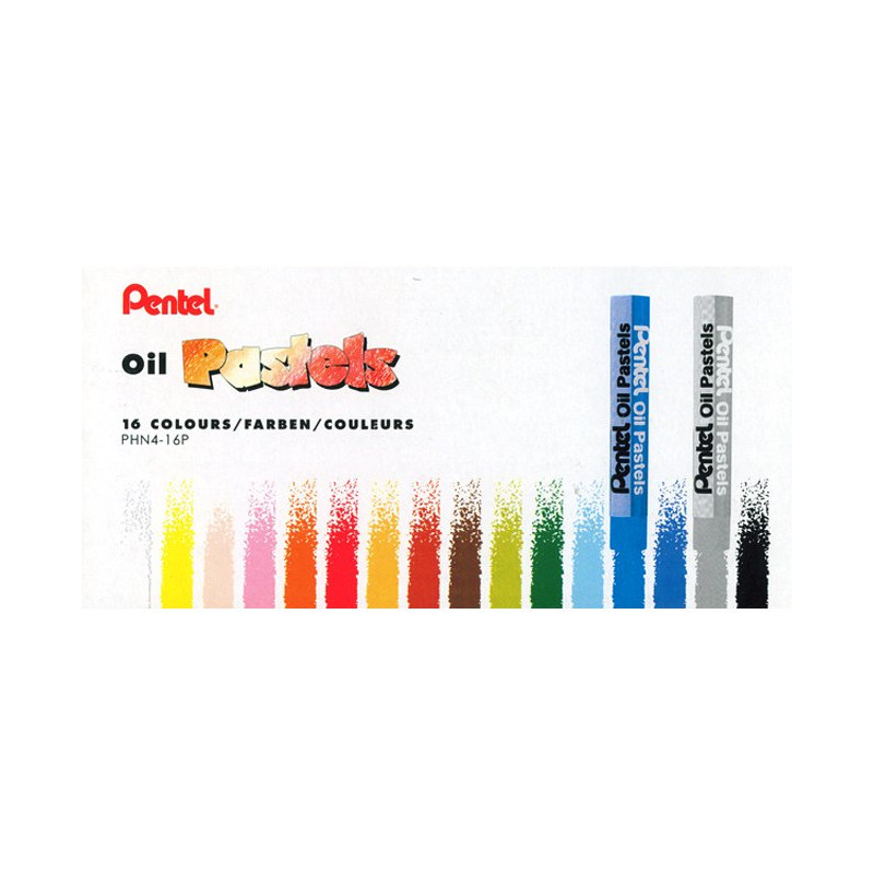 Pastele olejne Pentel 16 kolorów