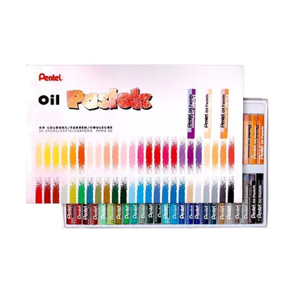 Pastele olejne Pentel 50 kolorów