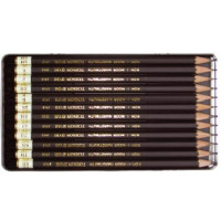 Zestaw ołówków grafitowych Toison Dor 12szt. metalowa kasetka