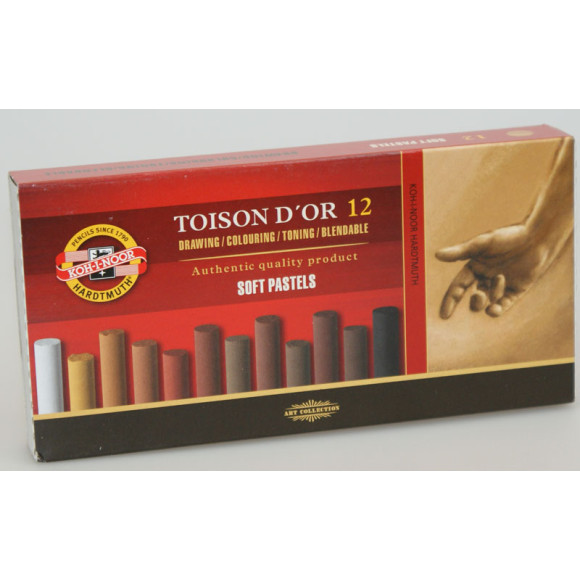 Pastele suche Toison Dor 12 odcieni brązu