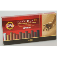 Pastele suche Toison Dor 12 odcieni brązu