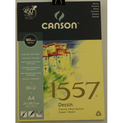 Blok szkicowy Canson 1557 180g A4 30ark.