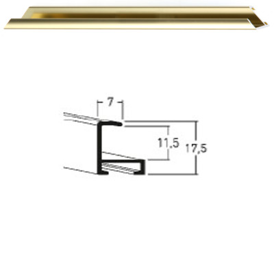 Listwa 01 001 złoty połysk cena za mb