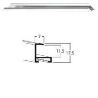 Listwa 01 003 srebrny połysk cena za mb