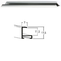 Listwa 01 233 stalowy połysk cena za mb