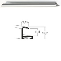 Listwa 02 003 srebrny połysk cena za mb