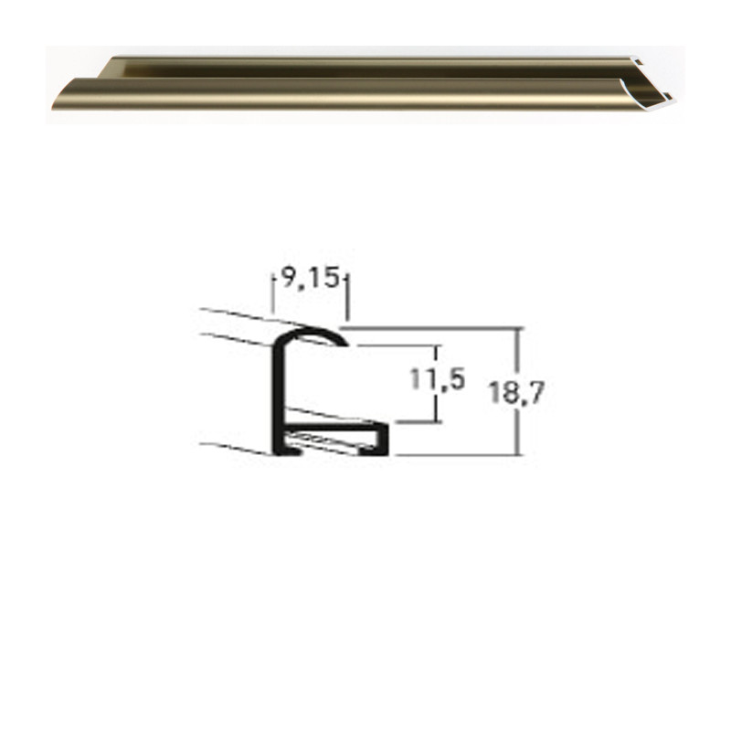 Listwa 02 005 stare złoto cena za mb